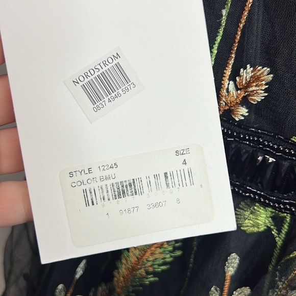 Mac Duggal 12345 NWT Embroidered Fit & Flare Cocktail Dress - Picture 11 of 11